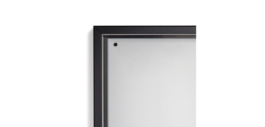 Indoor Lock. Showcase Slid.Doors Slim 6xA4 RAL 7016