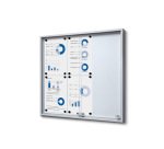 Vitrine Intérieure Verrouillable avec Portes Coulissantes SLIM 6x A4