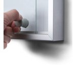 Vitrine Intérieure Verrouillable avec Portes Coulissantes SLIM 6x A4