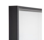 Vitrina Interior Magnética Slim con Puertas Correderas 8 x A4 Antracita