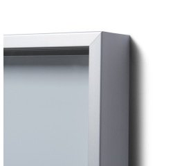 Vitrine Intérieure Verrouillable avec Portes Coulissantes SLIM 8x A4