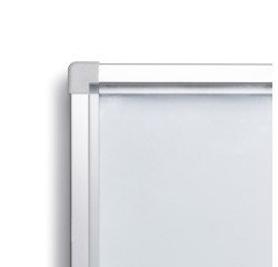 Indoor Lockable Showcase With Sliding Doors Slim With Safety Corners 8 x A4