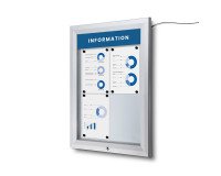 Vitrina Exterior Magnética LED 4x A4