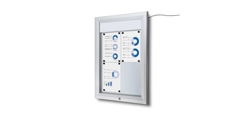 Boîtier d'affichage Extérieur à LED 4x A4