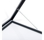 Outdoor Lockable Showcase Slim 4 x A4 Anthracite