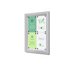 Outdoor Lockable Showcase Slim 4 x A4