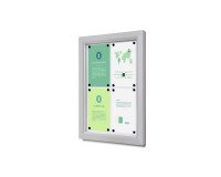 Vitrina exterior con cerradura Slim 4 x A4