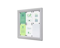 Vitrina exterior con cerradura Slim 6 x A4