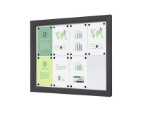 Vitrina exterior con cerradura Slim 8 x A4 Antracita