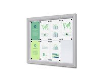 Vitrina exterior con cerradura Slim 8 x A4