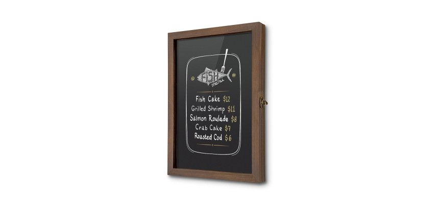 Vitrine en Bois A3