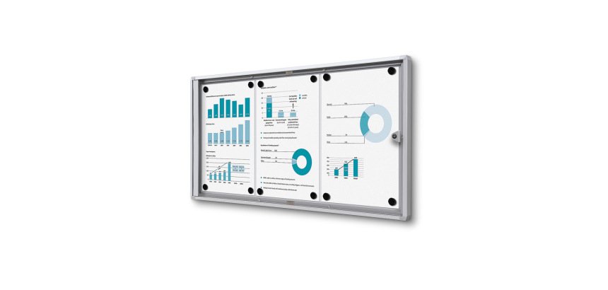 Indoor Lockable Showcase Economy B1 Fire Rated 3x A4