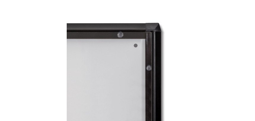 Vergrendelbaar Notitiebord Indoor Economy Zwart 1x A4