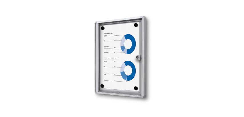 Vitrine Intérieure Verrouillable Economy SCXS 1x A4