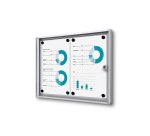 Vergrendelbaar Notitiebord Indoor Economy B1 Brandwerend 2x A4