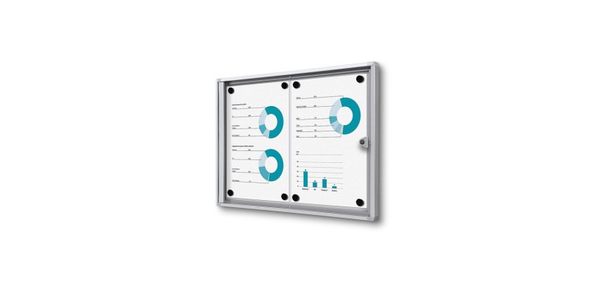 Indoor Lockable Showcase Economy B1 Fire Rated 2x A4