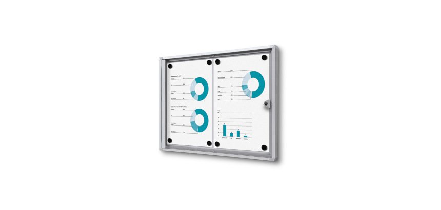 Indoor Lockable Showcase Economy B1 Fire Rated 2x A4