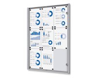 Indoor Lockable Showcase Economy 9x A4