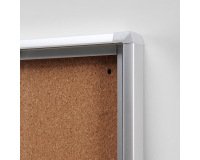 Cork Indoor Lockable Showcase Economy 8x A4