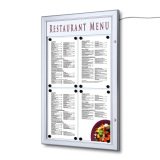 Porte-menu Extérieur Logo / LED LED 4 x A4 Portrait