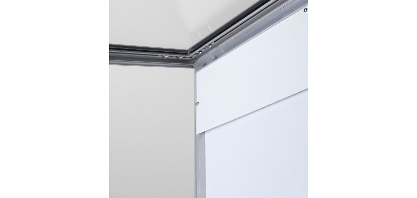 Outdoor Menu Case LED Illuminated With Logo Panel Portrait 4x A4