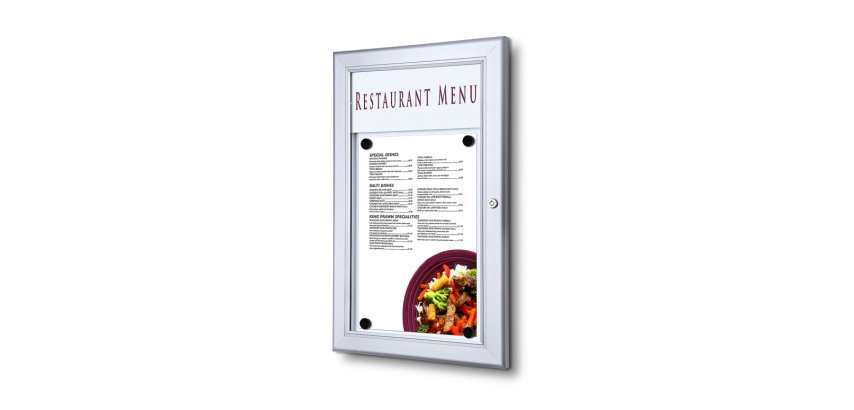 Porte-menu Extérieur  1 x A4 Portrait