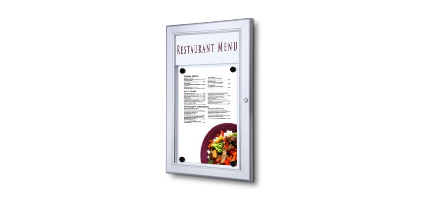 Porte-menu Extérieur  1 x A4 Portrait