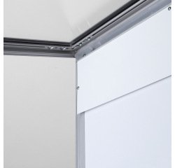 Outdoor Menu Case Non-Illuminated With Logo Panel Portrait 1x A4