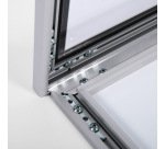 Porte-menu Extérieur avec  LED 2 x A4 Paysage