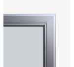 Vitrina Porta Menú Exterior 2 x A4 Vertical