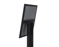 Espositore per menu autoportante nero illuminato a LED 4x A4