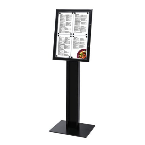 Negro Soporte para Menú 4x A4