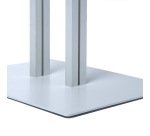 Logo De Poteau De Menu Autoportant LED 4 x A4