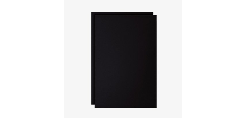 ensemble de Feuilles d'écriture Noires 50 x 70 cm