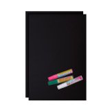 Set De 2 Foils Rotulables Negros Y 3 Tizas A2