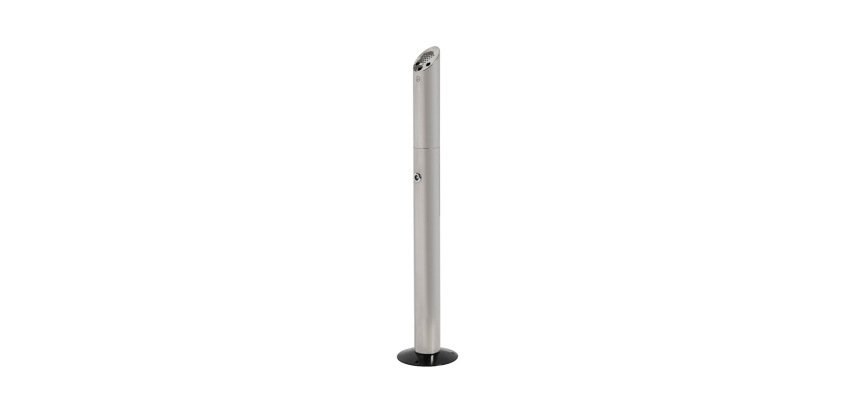 Cylindrical Ashtray Post Stainless Steel