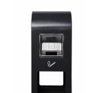 Cendrier sur Pied avec Corbeille Noir