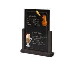 Natura Dessus De La Table Ardoise A5 Noir