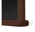 Natura dessus de la Table Ardoise A4 Marron Foncé