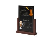 Natura Tafelkrijtbord Donkerbruin A4