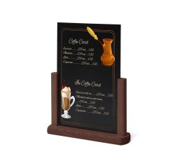 Natura dessus de la Table Ardoise A5 Marron Foncé