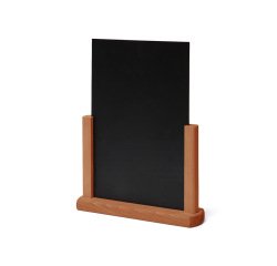Natura Table Top Chalk Board Light Brown A4
