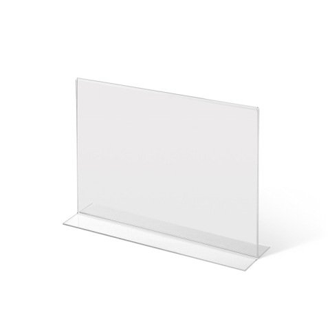 Soporte para Folletos y Menús Forma T A4 Horizontal