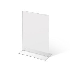 Soporte para Folletos y Menús Forma T A5 Vertical