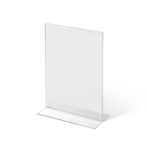 Soporte para Folletos y Menús Forma T A5 Vertical