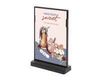 Porte-Menu "T" Scritto® A6 Noir