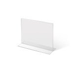 Soporte para Folletos y Menús Forma T A6 Horizontal