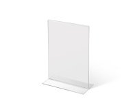 Soporte para Folletos y Menús Forma T A6 Vertical