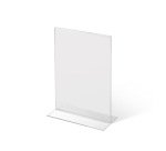 T Standaard Menuhouder Acryl A6 Staand