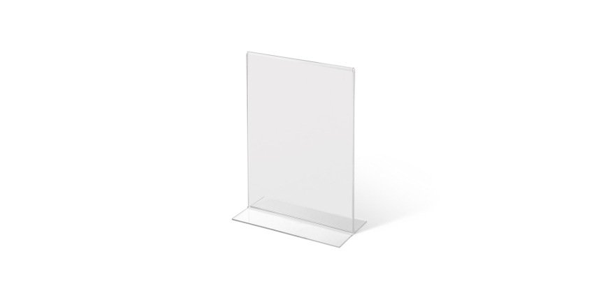 T Standaard Menuhouder Acryl A6 Staand